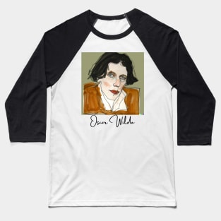 Oscar Wilde Portrait T Shirt Baseball T-Shirt